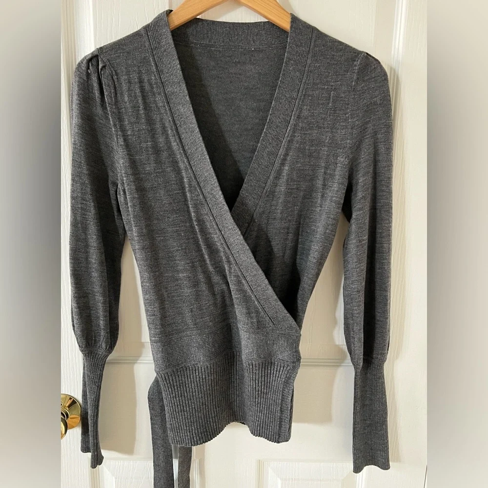 Diane von Furstenberg (DVF) Vitoria Knit 🧶 Wrap Sweater - Picture 1 of 14
